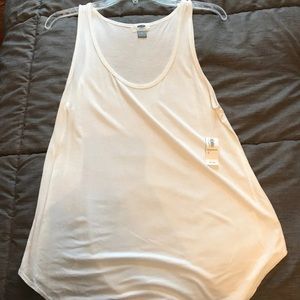 NWT White tank top size medium